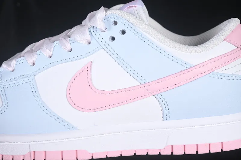 All categories Nk SB Dunk series Nk SB Dunk Low low-top sneakers Nike SB Dunk Low white, gray and pink color matching low-top casual sneakers IB3484-001